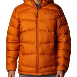 Columbia Men Orange Fivemile Butte Hooded Jacket-image-79
