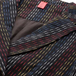 Cottinfab Multicolor Striped Blazer image 5