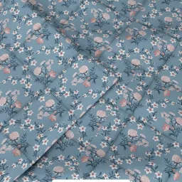 KOPA Romelio Grey Microfibre Floral Double Comforter image 5