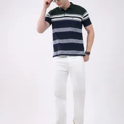 Monte Carlo Multi Striped Regular Fit T-Shirt image 5