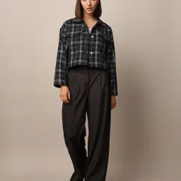 Only Black & Blue Checks Jacket image 5