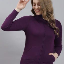 Monte Carlo Purple Regular Fit Sweater-picture-35