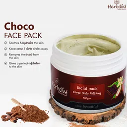 Herbdiva Choco Face & Body Pack- 500 g image 3