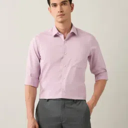 Arrow Pink Cotton Regular Fit Shirt-image-59