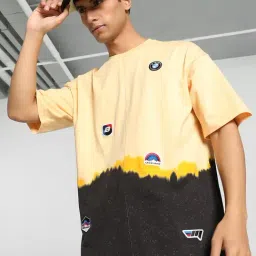 Puma BMW M Motorsport Garage Sun Stream Cotton Relaxed Fit Colour Block Sports T-Shirt-picture-13