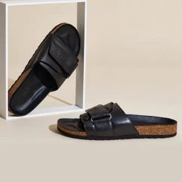 Neemans Men's Cork Black Slides-picture-31