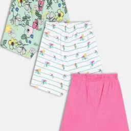 Miniklub Girls Multi Printed Shorts image 2