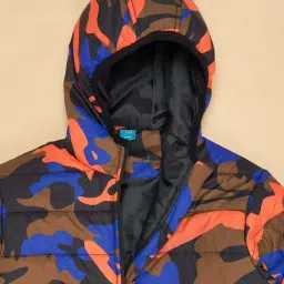 YU by Pantaloons Kids Multicolor Camouflage Full Sleeves Jacket image 2