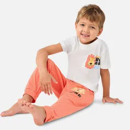 Juniors by Babyshop Boys Printed T-shirt And Trousers Night Suits-image-36