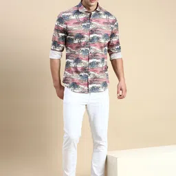 SHOWOFFFF Men Comfort Slim Fit Printed Casual Shirt image 3