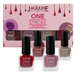 Jaquline USA Set Of 4 One Stroke Nail Paint - 5 ml Each-image-78