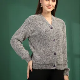 Mast & Harbour Women Woollen Cardigan image 4