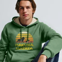 TOGS & TERRE Men Printed Hooded Sweatshirt image 5