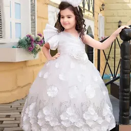 BAESD Girls Net Midi Dress image 1