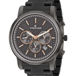 d'signer Dsigner Men Brass Dial & Bracelet Style Straps Analogue Watch 795GNM.8G image 5