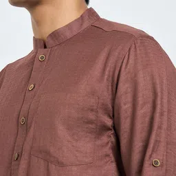 indus route by Pantaloons Men Thread Work Kurta image 2