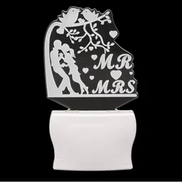 1ST TIME Red & White Acrylic Contemporary Abstract Shaped Shaped Wall Lamp-picture-36