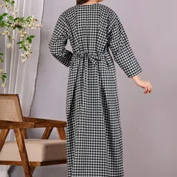 DGSM CRAFT Checked Maxi Nightdress image 3