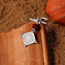 TEEJH Silver-Plated Dharan Coin Finger Ring-picture-7