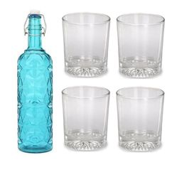 SOMIL Blue Glass Airtight Can Bottle-picture-11