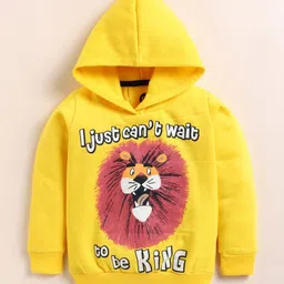 YK Boys Printed Hooded Sweatshirt image 4