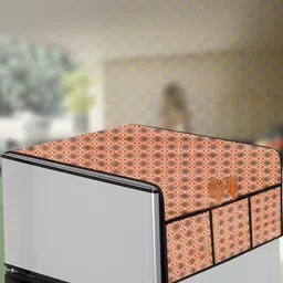 The Furnishing Tree Brown Printed Air Conditioner Cover-picture-31