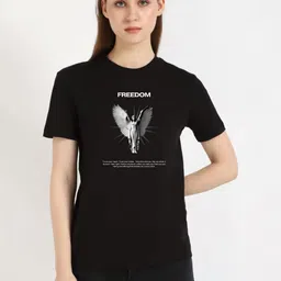 Moda Rapido Graphic Printed Cotton T-shirt-picture-16