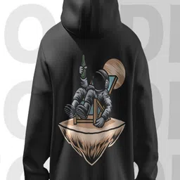 BULL CLOTHING Men Printed Hooded Sweatshirt image 4