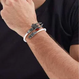 Divine souvenirs Silver Brass Bracelet image 3