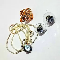 Nawab Collection Silver-Plated Sterling Silver Pendants with Chains-picture-16