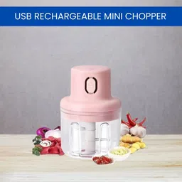 frony Mini Rechargeable Chopper, Electric Chopper for Onion, Garlic and VegetableC285 Electric Vegetable & Fruit Chopper-picture-19