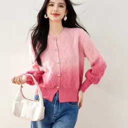 JC Collection Women Cable Knit Cardigan-image-63