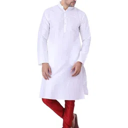 JEXI Men Regular Dupion Silk Kurta with Churidar-picture-30