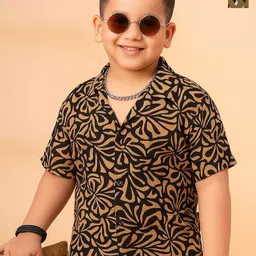 Rigo Unisex Kids Comfort Printed Casual Shirt-picture-11