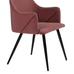 DOE BUCK Metal Pink Tufted Chair image 4