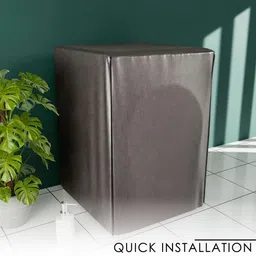 Kuber Industries Brown Light Weight Front Load Washing Machine Cover image 4