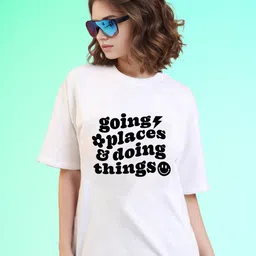 Slenor Typography Printed Cotton T-shirt-image-48