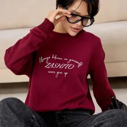 LULU & SKY Women Printed Sweatshirt image 3