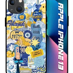 QRIOH Quirky Printed iPhone 13 Pro Max Back Case Mobile Accessories image 4