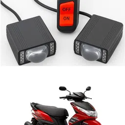 lovmoto Universal 20W - 20W Dual-Color LED Fog Lights with Switch PCR Flashing sg325 Headlight Car, Motorbike LED for Yamaha (12 V, 40 W)-picture-45