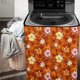 The Furnishing Tree Orange PVC Washing Machine Covers-picture-13