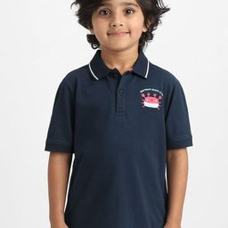 Nauti Nati Boys Printed Polo Collar T-shirt-picture-4