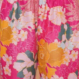 Sangria Girls Printed Silk Blend Kurta Sets With Dupatta image 2