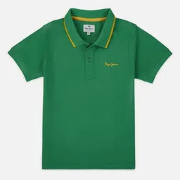 Pepe Jeans Boys Solid Polo Collar T-shirt-picture-28