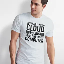 Seekbuylove Men Bio Finish No Cloud Round Neck Pure Cotton T-shirt-picture-11