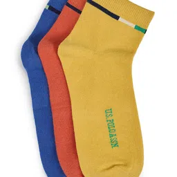 U.S. Polo Assn. Kids Pack Of 3 Above Ankle-Length Socks-picture-19