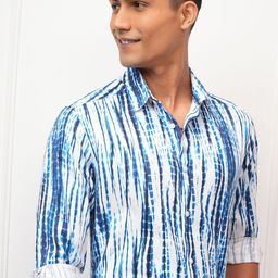 LOCOMOTIVE Men Slim Fit Opaque Printed Casual Shirt-picture-42