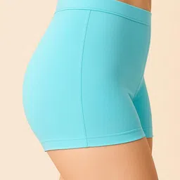 ckarfe HIRRUX Women Pack of 2 Mid-Rise Combed Cotton Boy Shorts Briefs image 4