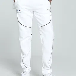 PUMA Men Motorsport Bmw Slim Fit Cotton Mid Rise Track Pants-image-62
