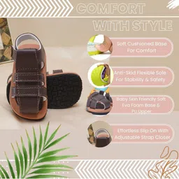 NESKA MODA Kids Shoe-Style Sandals image 3